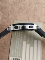 Bvlgari Aluminium Chronograph 40mm Grey Dial Black Rubber Automatic Men's Watch BB40ATCH 103383