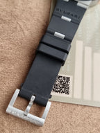 Bvlgari Aluminium Chronograph 40mm Grey Dial Black Rubber Automatic Men's Watch BB40ATCH 103383