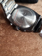 Armani Exchange Oliver Chronograph Men's Watch AX2823 – Black Dial, Gunmetal Stainless Steel