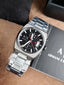 Armani Exchange Oliver Chronograph Men's Watch AX2823 – Black Dial, Gunmetal Stainless Steel