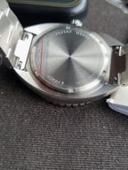 Fossil Breaker Men's Watch FS6064 – Blue Textured Dial, Stainless Steel Bracelet
