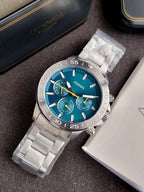 Fossil Bannon Multifunction Men's Watch BQ2777 – Green Dial, Stainless Steel Bracelet