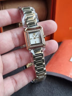 Tory Burch Small Kira TBW6028 Ivory Dial Gold-Tone Women's Watch