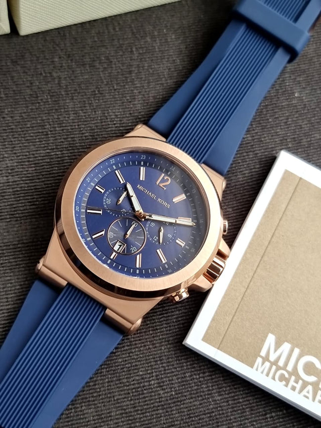 MICHAEL KORS Dylan Chronograph Navy Dial Men's Watch MK8295 Main Image
