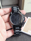Michael Kors Unisex Chronograph Quartz Stainless Steel Black Dial 42mm Watch MK5550 (WITHOUT TAG)