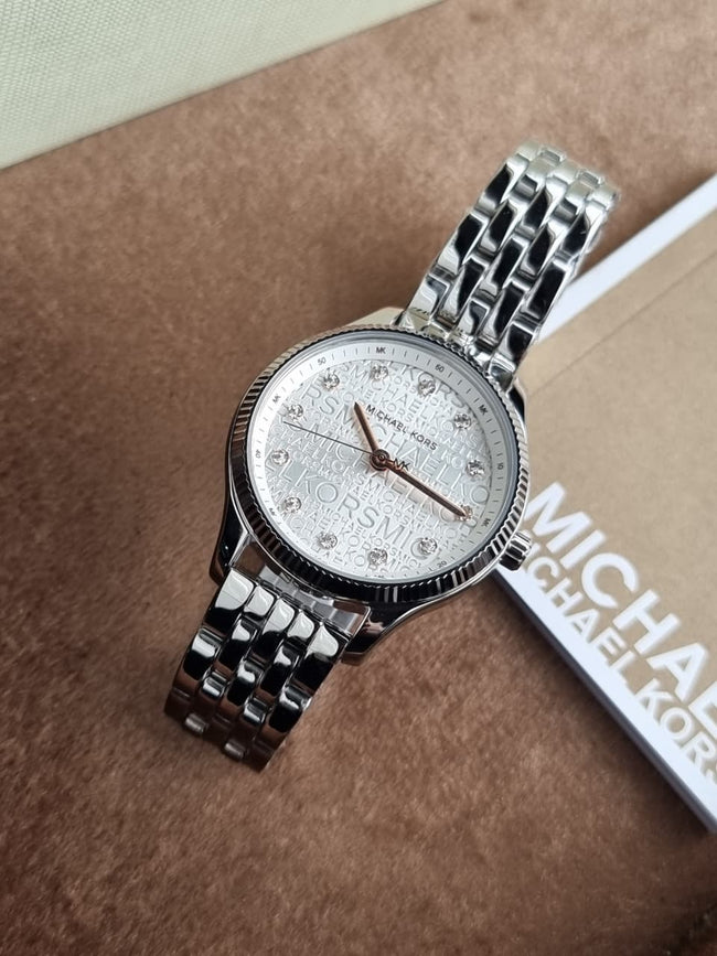 Michael Kors Lexington Women's Watch MK6797 – Silver Dial, Stainless Steel Bracelet Hover Image
