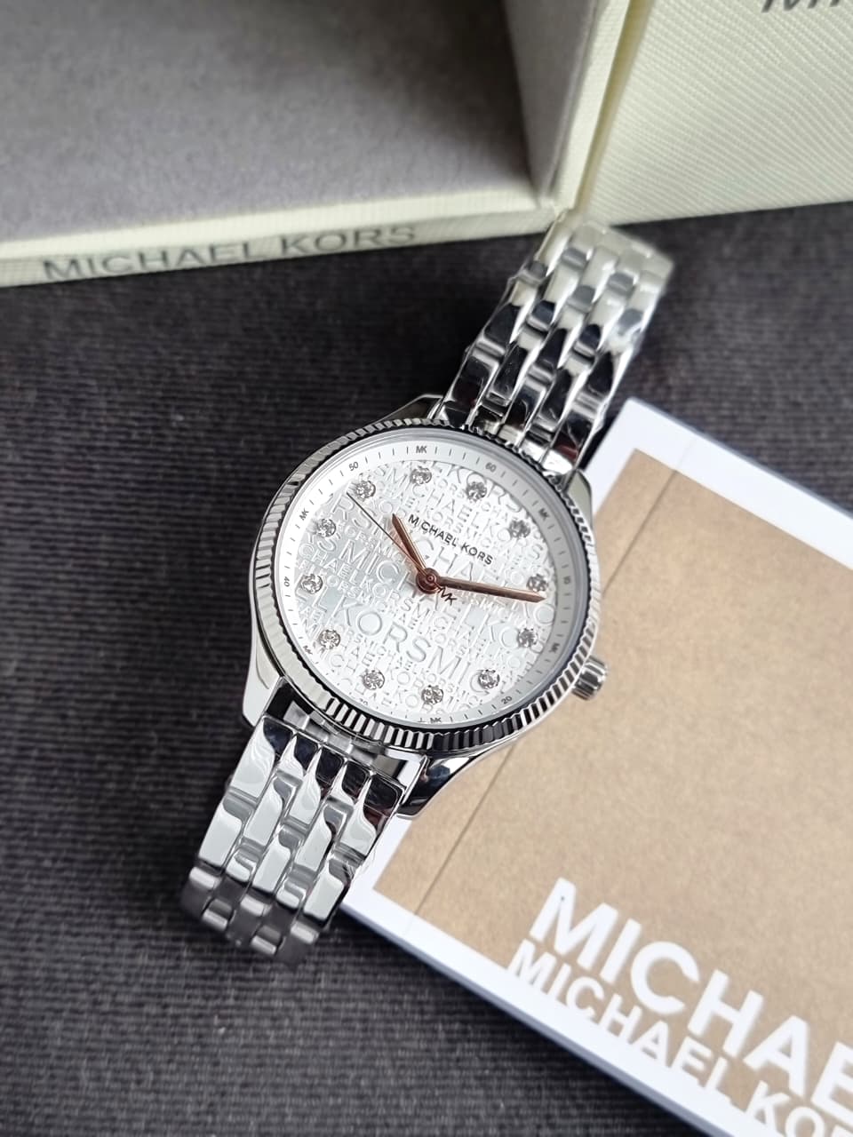 Michael Kors Lexington Women's Watch MK6797 – Silver Dial, Stainless Steel Bracelet