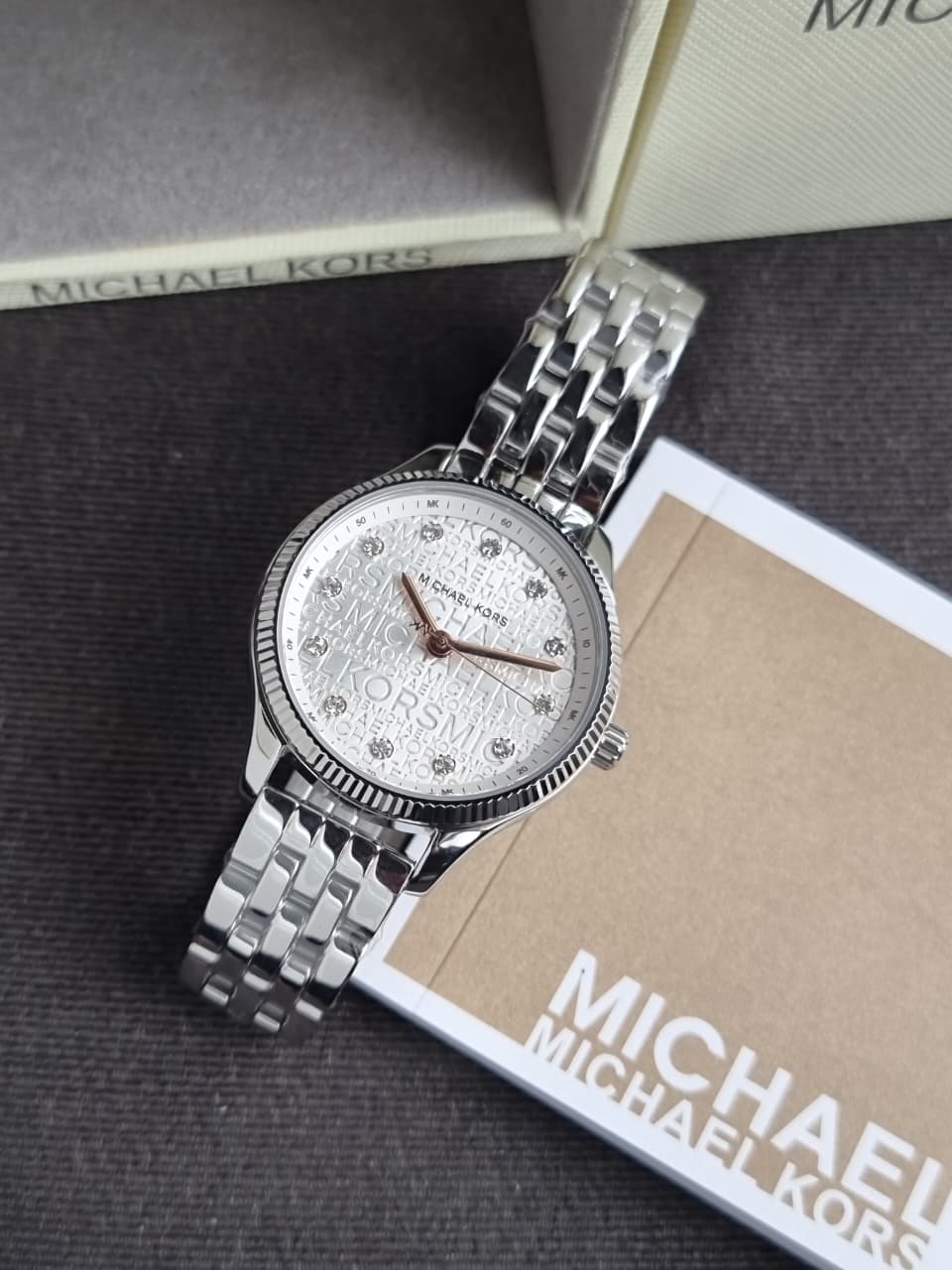 Michael Kors Lexington Women's Watch MK6797 – Silver Dial, Stainless Steel Bracelet
