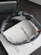 Emporio Armani Men’s Chronograph Quartz Analog Stainless Steel Black Dial 43mm Watch AR11275