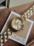 Michael Kors Phoebe Women's Watch MK4923 – Gold Dial, Gold-Tone Stainless Steel