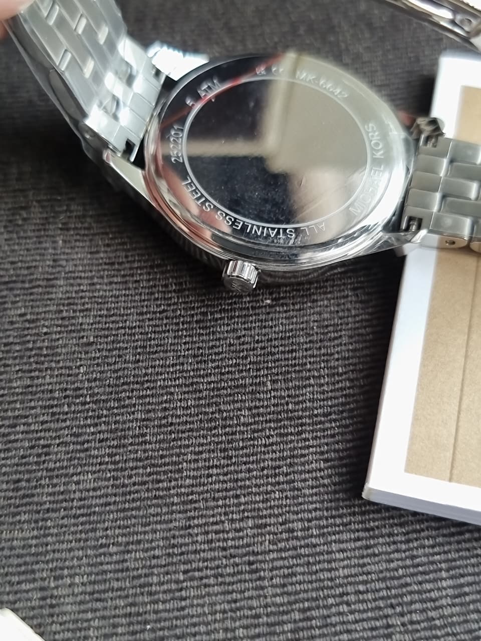 Michael Kors Women’s Quartz Stainless Steel White Dial 36mm Watch MK6642