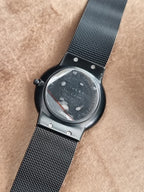 Skagen Black Dial Mesh Chain titanium 35mm Quartz Watch