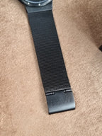 Skagen Black Dial Mesh Chain titanium 35mm Quartz Watch