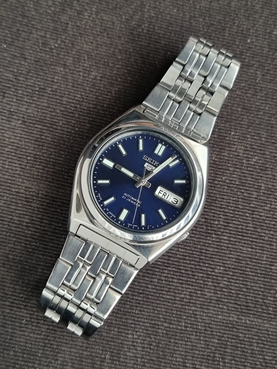 Seiko 5 Gents Watch Blue Dial 36mm Automatic Watch