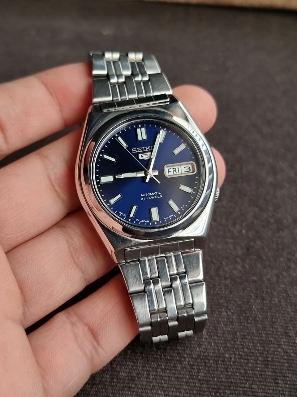Seiko 5 Gents Watch Blue Dial 36mm Automatic Watch