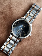 Rado DiaMaster Men's Watch R14078163 – 46mm Black Dial, Two-Tone Stainless Steel Bracelet