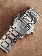 Rado DiaMaster Men's Watch R14078163 – 46mm Black Dial, Two-Tone Stainless Steel Bracelet