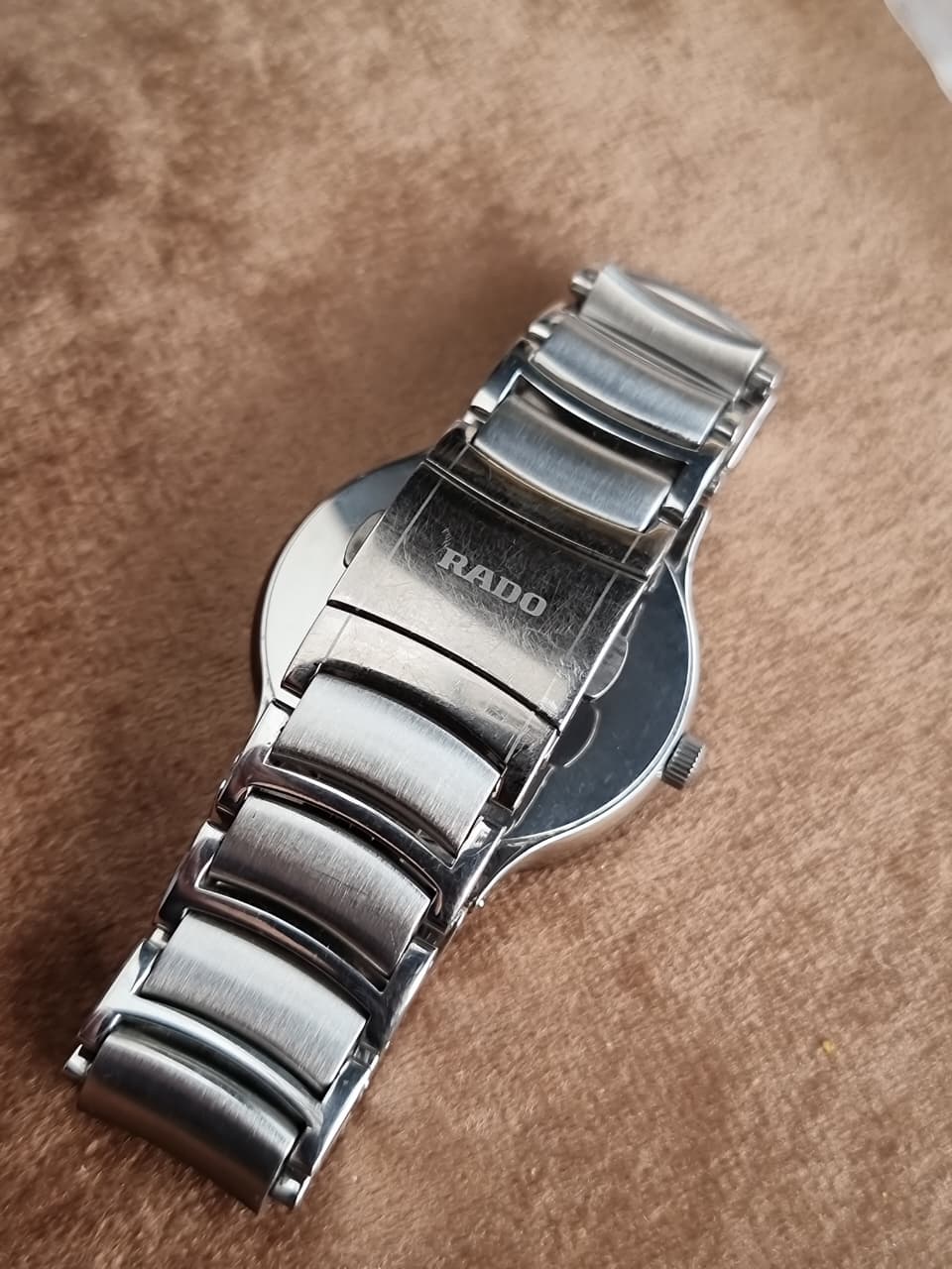 Rado Centrix Men's Watch R30927153 – 38mm Black Dial, Silver-Tone Stainless Steel