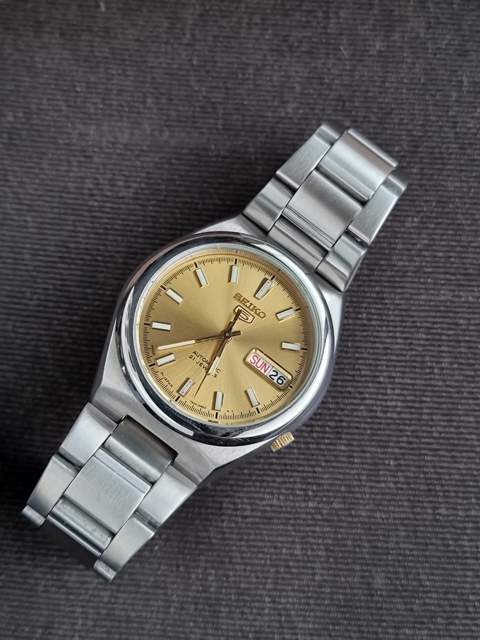Seiko 5 Golden Dial 36mm Automatic Watch