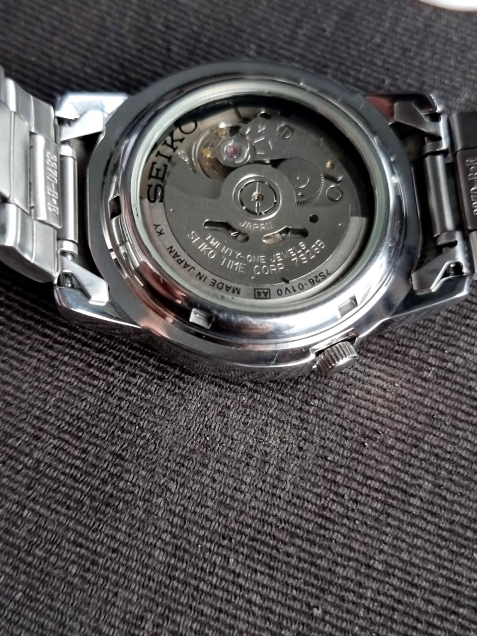 Seiko 5 Black Dial 40mm Dial Automatic Watch