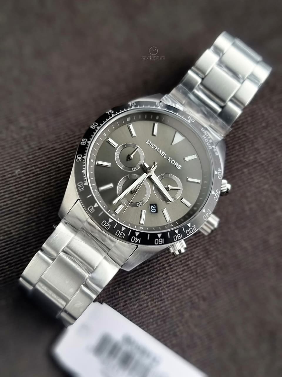 Michael Kors Men’s Quartz Stainless Steel Green Dial 45mm Watch MK8912