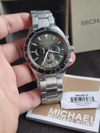 Michael Kors Men’s Quartz Stainless Steel Green Dial 45mm Watch MK8912