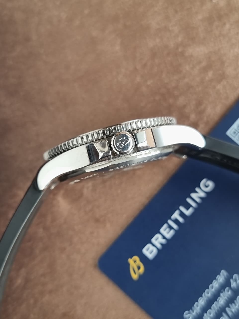 Breitling Superocean Automatic 44 A17367021I1S2 Yellow Dial Men's Watch
