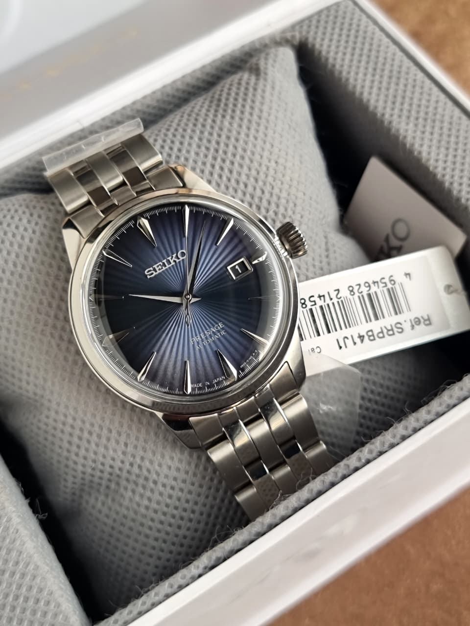Seiko Presage Cocktail Time Blue Moon SRPB41J1 Automatic Men's Watch