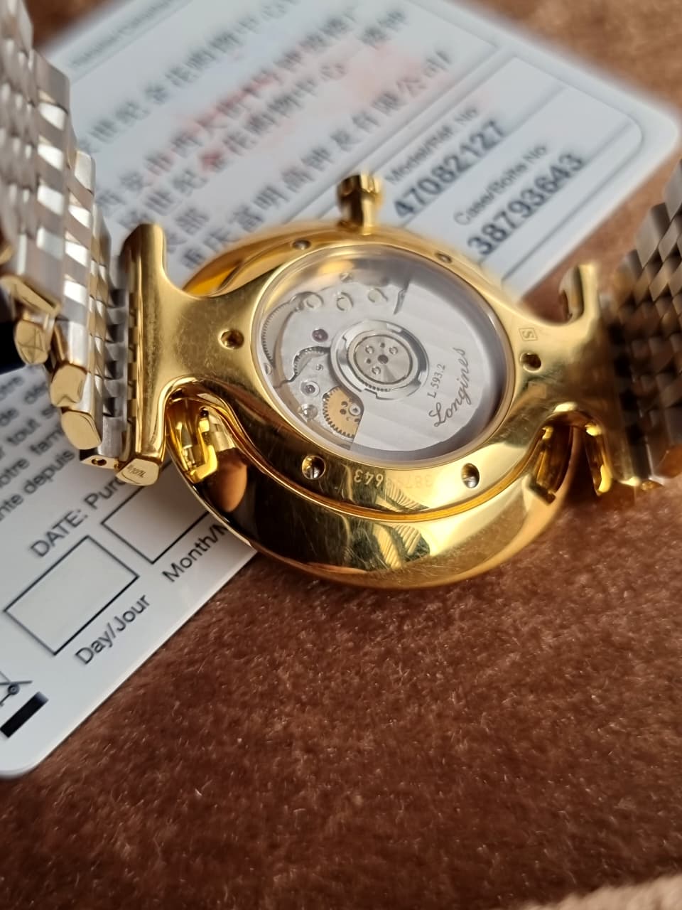 Longines La Grande Classique L4.908.2.12.7 L49082127 White Dial Two-Tone Unisex Watch