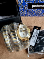 Just Cavalli Signature Snake JC1L209M0055 Mother-of-Pearl Dial Rose Gold Women's Watch
