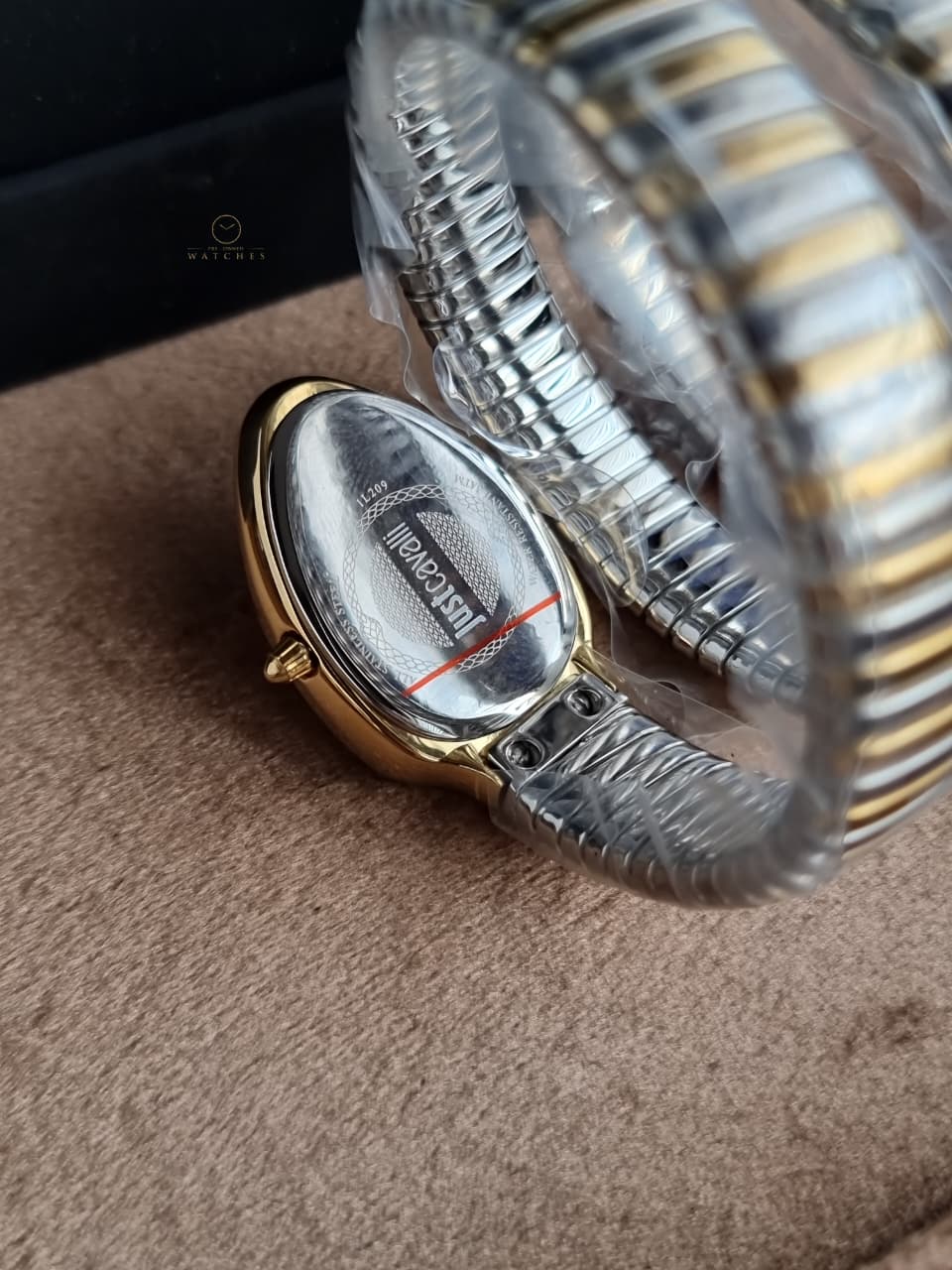 Just Cavalli Signature Snake JC1L209M0055 Mother-of-Pearl Dial Rose Gold Women's Watch