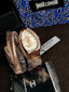 Just Cavalli Signature Snake Serpente JC1L227M0055 Silver Dial Rose Gold Women's Watch