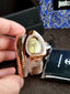 Just Cavalli Signature Snake JC1L249M0045 Green Dial Rose Gold Women's Watch