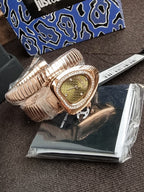 Just Cavalli Signature Snake JC1L249M0045 Green Dial Rose Gold Women's Watch