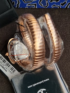 Just Cavalli Signature Snake JC1L249M0045 Green Dial Rose Gold Women's Watch