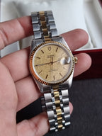 Tudor Prince Date M74033-0013 Champagne Dial Two-Tone Automatic Men's Watch