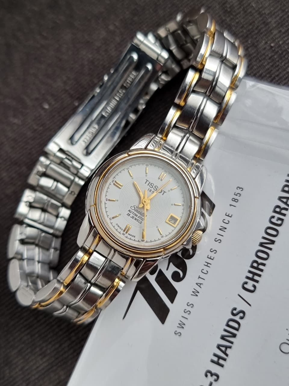 Tissot Seastar A630/730K 25 Jewels Automatic Two-Tone Women's Watch