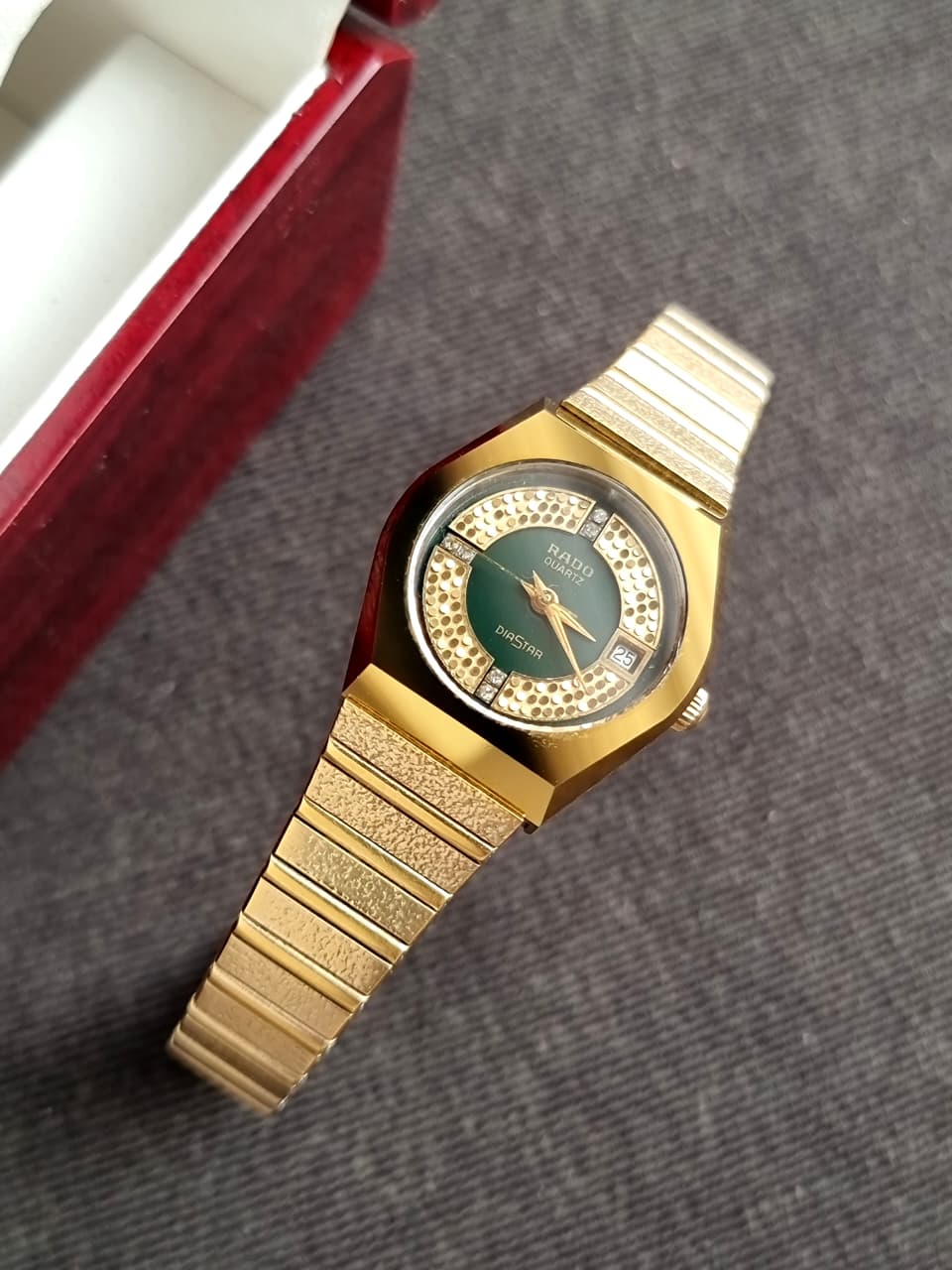 Rado DiaStar 25mm Gold-Tone Swiss Quartz Women's Watch