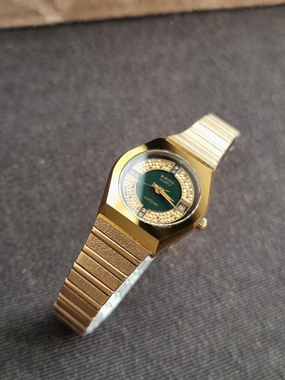 Rado DiaStar 25mm Gold-Tone Swiss Quartz Women's Watch