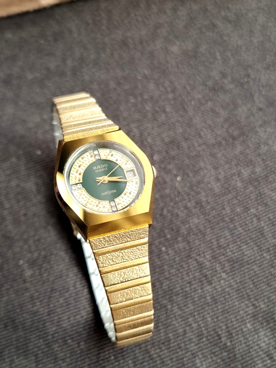 Rado DiaStar 25mm Gold-Tone Swiss Quartz Women's Watch