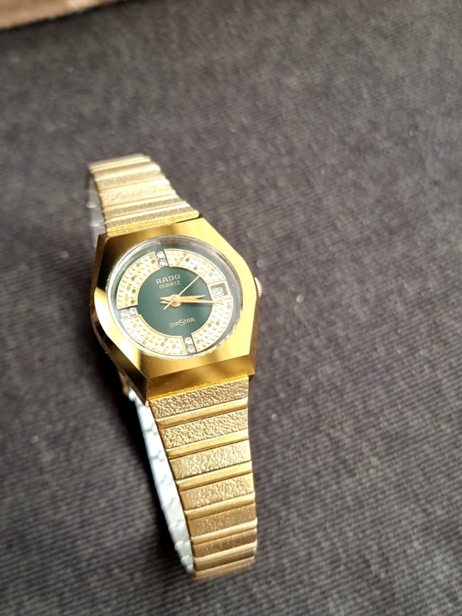 Rado DiaStar 25mm Gold-Tone Swiss Quartz Women's Watch Hover Image