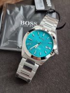 Hugo Boss Strike 1514171 Light Blue Dial Stainless Steel Men's Quartz Watch