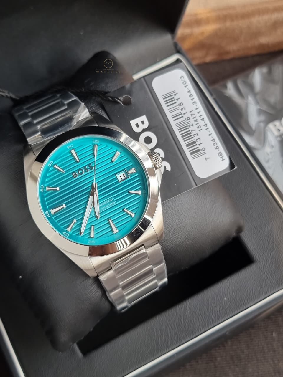 Hugo Boss Strike 1514171 Light Blue Dial Stainless Steel Men's Quartz Watch