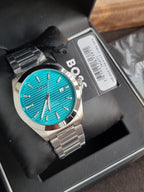Hugo Boss Strike 1514171 Light Blue Dial Stainless Steel Men's Quartz Watch