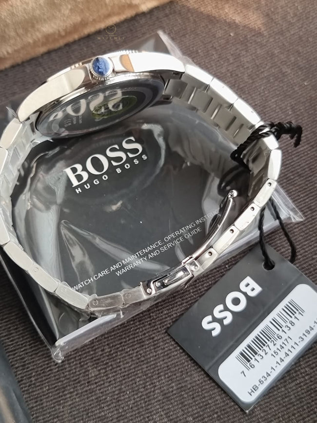 Hugo Boss Strike 1514171 Light Blue Dial Stainless Steel Men's Quartz Watch Main Image