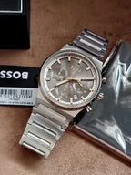 Hugo Boss Candor Chronograph 1514221 Grey Dial Stainless Steel Men's Quartz Watch