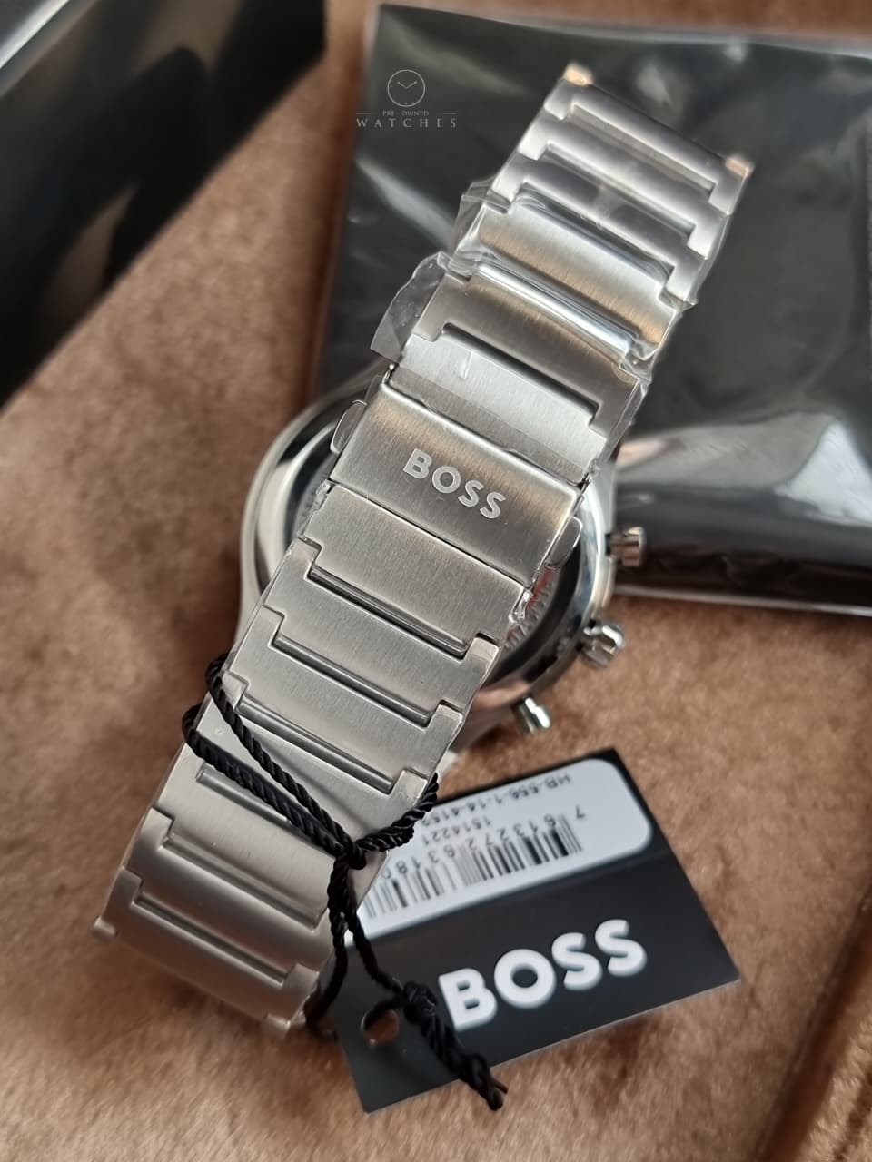 Hugo Boss Candor Chronograph 1514221 Grey Dial Stainless Steel Men's Quartz Watch