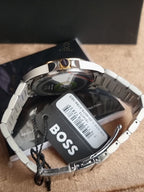 BOSS Strike 1514173 Olive Green Dial Two-Tone Stainless Steel Men's Quartz Watch