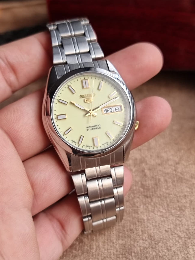 Seiko 5 Automatic Lumibright 36mm Gents Watch Hover Image