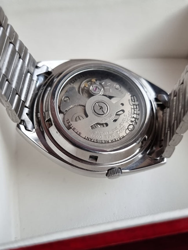 Seiko 5 36mm Dial Automatic Watch White Dial Main Image